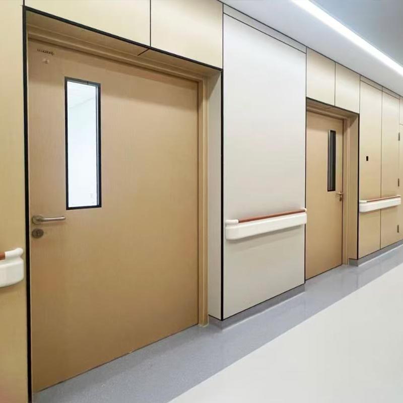 Brandklassificeret glasdør til hospital